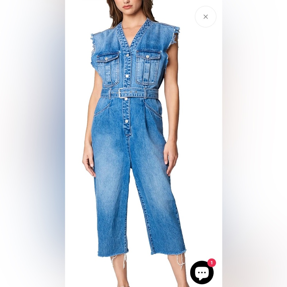 Blanknyc - Women's Sleeveless Denim Jumpsuit